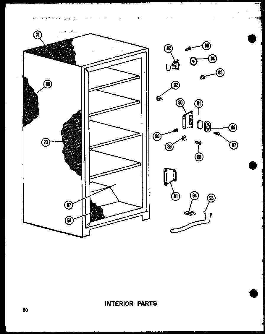 Amana U16W/P60335-60W interior parts (u13k/p60250-72w) (u13k-c/p60250-72wc) (u13k-ag/p60250-72wg) (u13k-a/p60250-72wa) (u13w-ag/p60335-7wg) (u13w-a/p60335-7wa) (u13w/p60335-7w) (u13w-c/p60335-7wc) (u16k-c/p60250-73wc) (u16k-a/p60250-73wa) (u16k/p60250-73w) (u16k-ag/p60250-73wg diagram