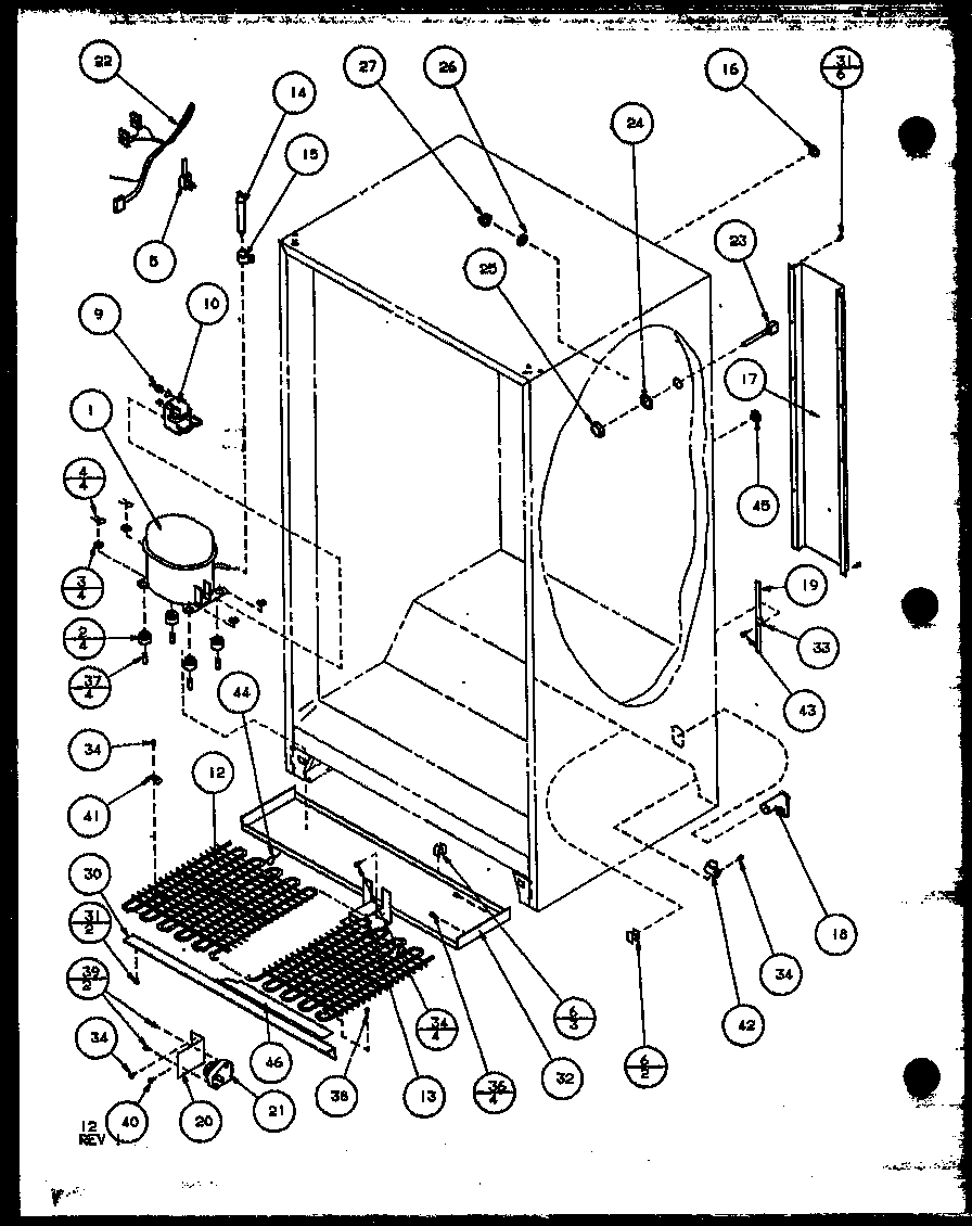 Amana IC2-P3641505W-FRZ (esuf16d/p6034587w) (esuf16dw/p1113101w) diagram