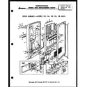 Amana 12A1 door assembly - models 12h, 15a, 15b, 19a, 19b diagram