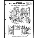 Amana FF16A door assembly (16) (20) (25c) (25sc) diagram