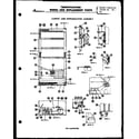 Amana FF16A cabinet and refrigeration assembly (ff16) diagram