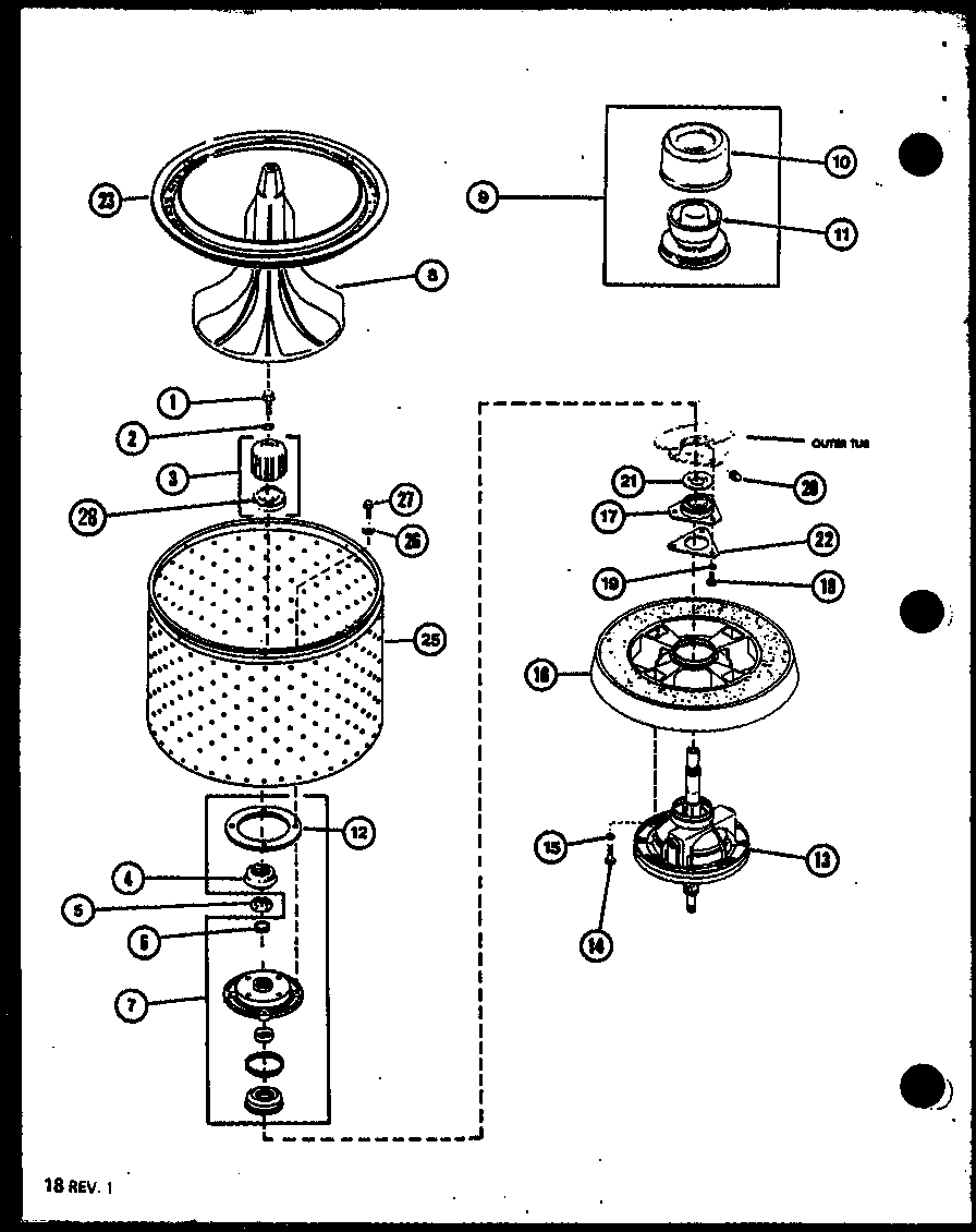 Amana LW2603/P7804714W null diagram