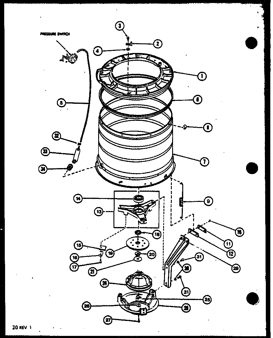 Amana LW2603/P7804714W null diagram