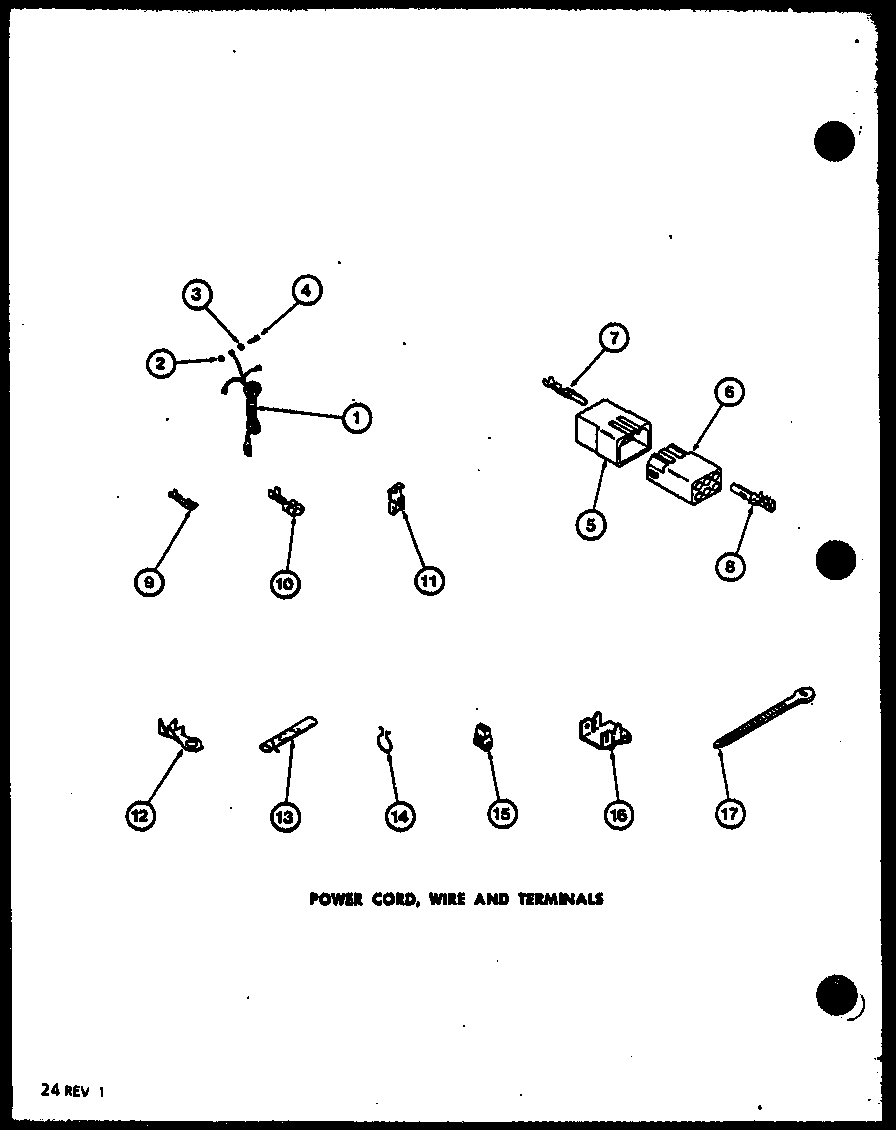 Amana LW2603/P7804714W power cord diagram