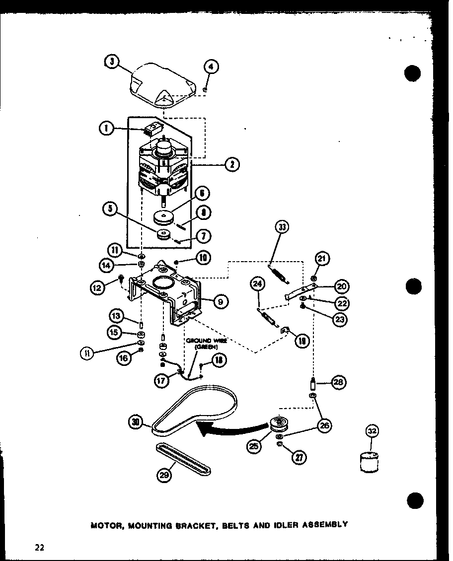 Amana LW1201/P7762121W motor (lw1201/p7762121w) (lw1501/p7762122w) (lw1503/p7762123w) (lw2302/p7762124w) (lw2303/p7762125w) (lw1502/p7762132w) diagram