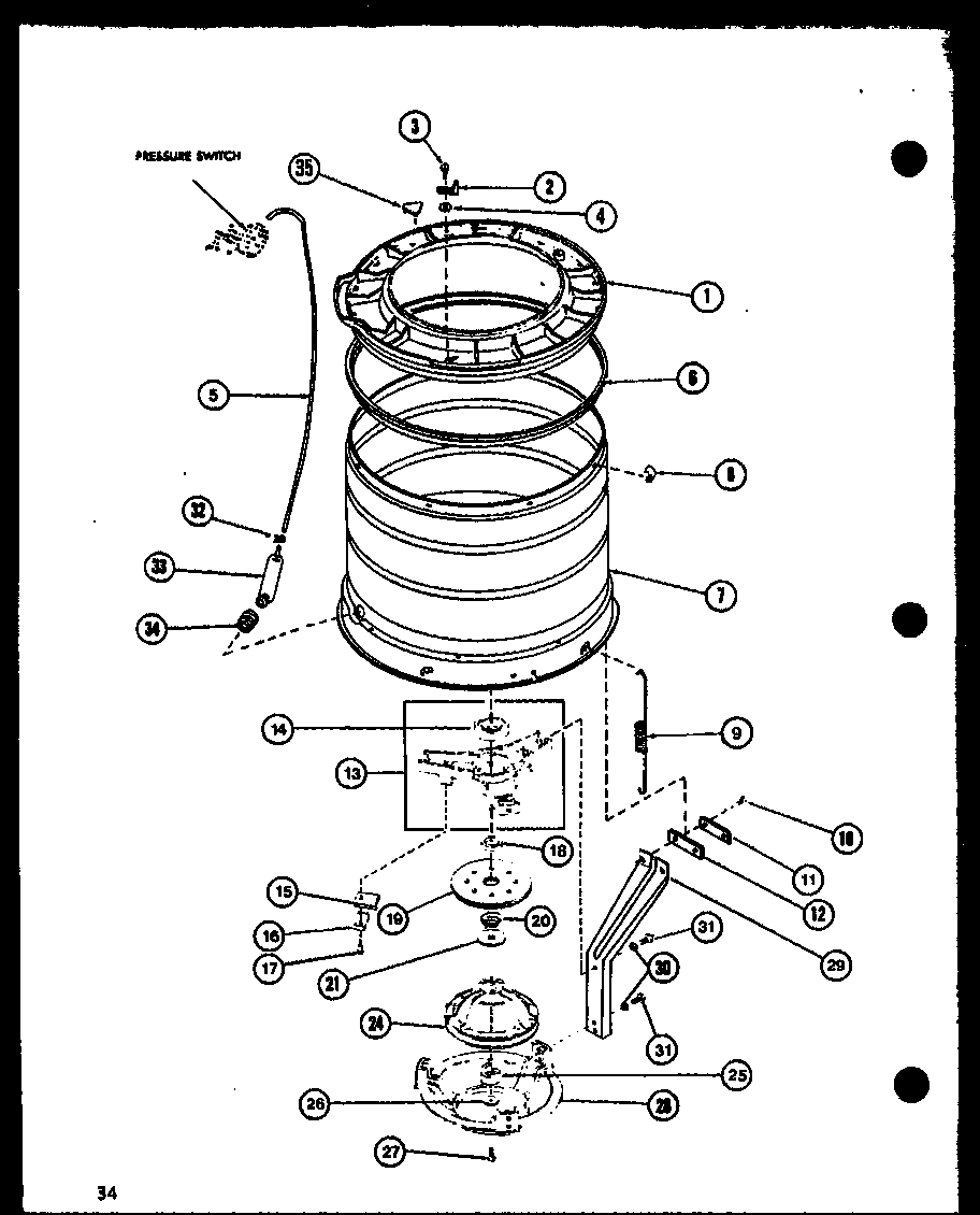 Amana LW1201/P7762121W (lw1201/p7762121w) (lw1501/p7762122w) (lw1503/p7762123w) (lw2302/p7762124w) (lw2303/p7762125w) (lw1502/p7762132w) diagram