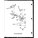 Amana LWD973/P7804718W switch and bracket assembly diagram