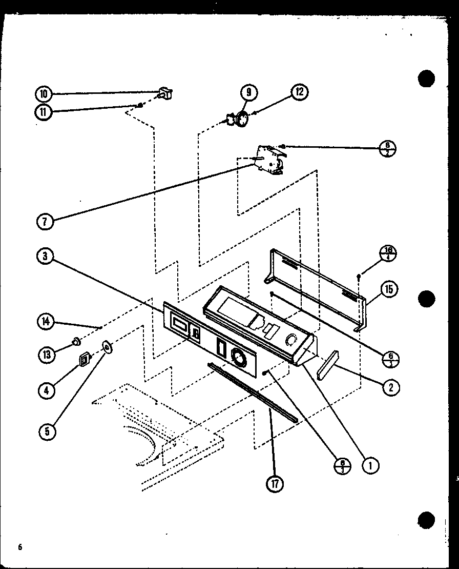 Amana LWD553W/P1122905WW null diagram