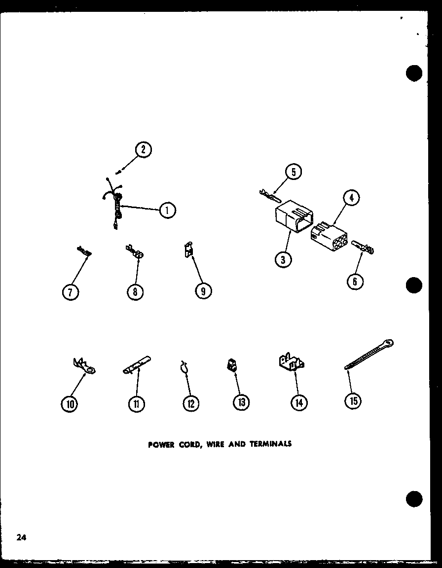 Amana CW9003W/P1122805WW power cord diagram