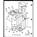Amana LW2402/P1110516W front panel (lw2402/p1110516w) (lw2403/p1110517w) diagram