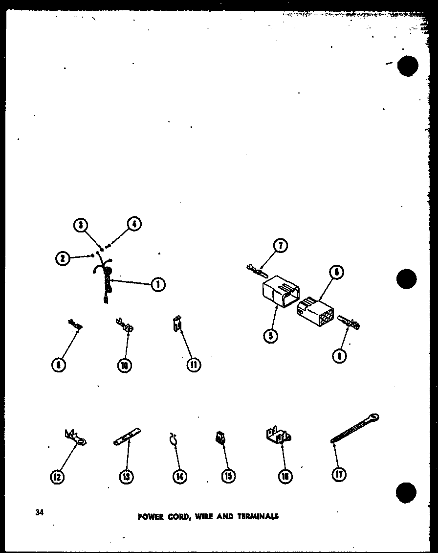 Amana TAA800/P75751-11W power cord (taa200/p75751-8w) diagram