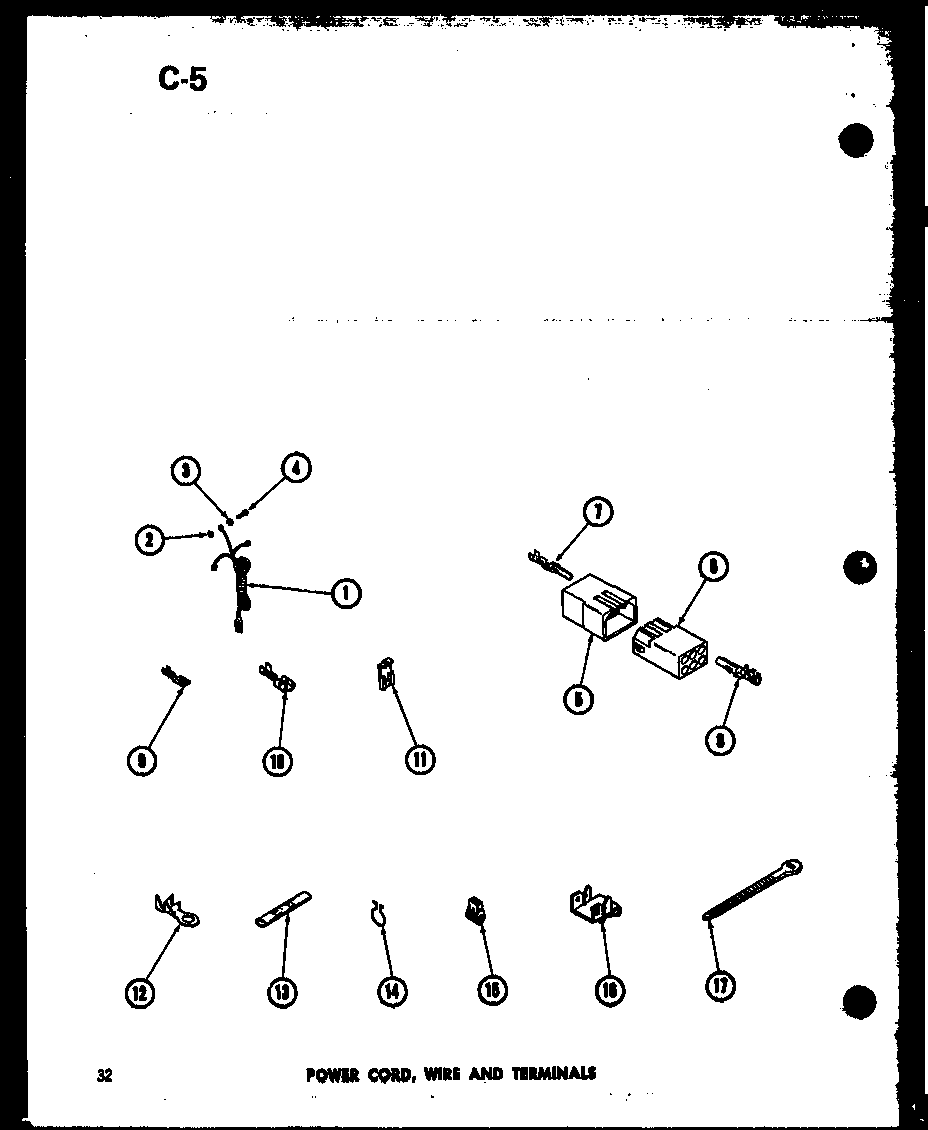 Amana TAA400/P75751-2W power cord (taa200/p75751-4w) diagram