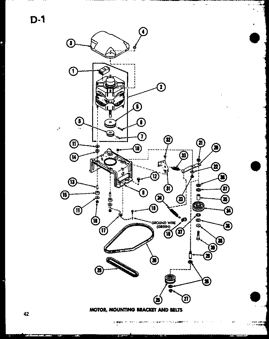 Amana TAA400/P75751-2W motor (taa400/p75751-5w) (taa600/p75751-6w) (taa800/p75751-7w) (taa400/p75751-2w) (taa600/p75751-1w) (taa800/p75751-3w) diagram