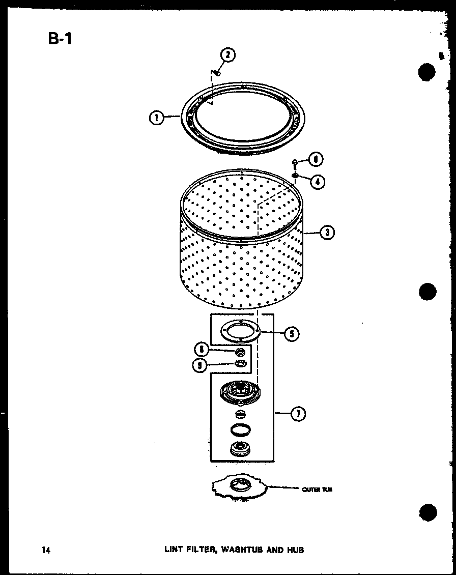 Amana TAA200/P75751-13W lint filter (taa200/p75751-13w) diagram
