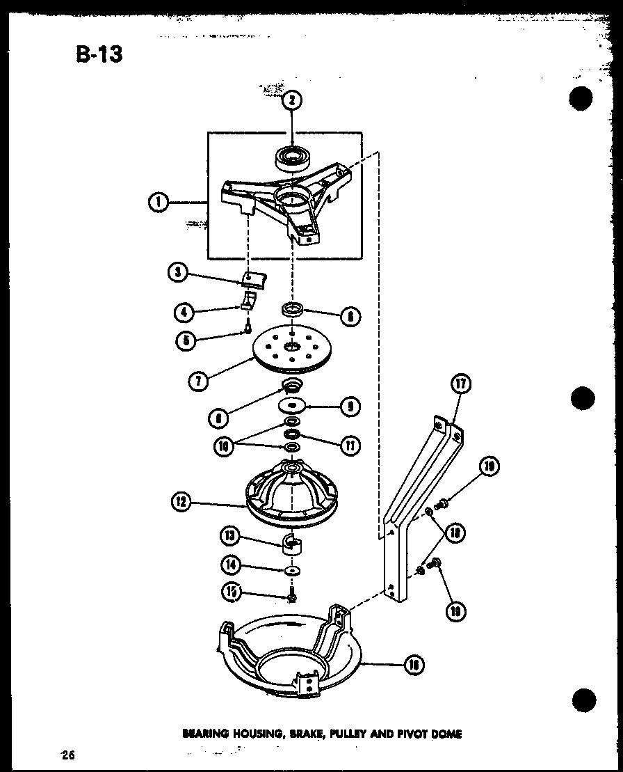 Amana TAA200/P75751-13W breaking housing (taa200/p75751-13w) diagram