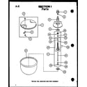 Amana TWA-200/P75753-1W tub lid diagram