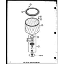 Amana TAA800/P77040-5W lint filter (taa300/p77040-1w) diagram