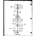 Amana TAA800/P77040-5W agitator and post (taa300/p77040-1w) diagram