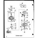 Amana TAA800/P77040-5W transmission assembly (taa300/p77040-1w) diagram