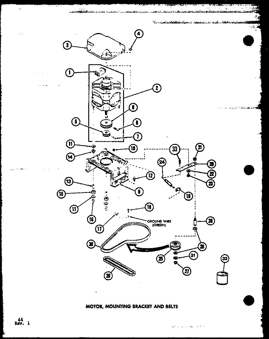 Amana TAA800/P77040-5W motor (taa400/p77040-2w) (taa600/p77040-4w) (taa800/p77040-5w) (taa500/p77040-3w) diagram