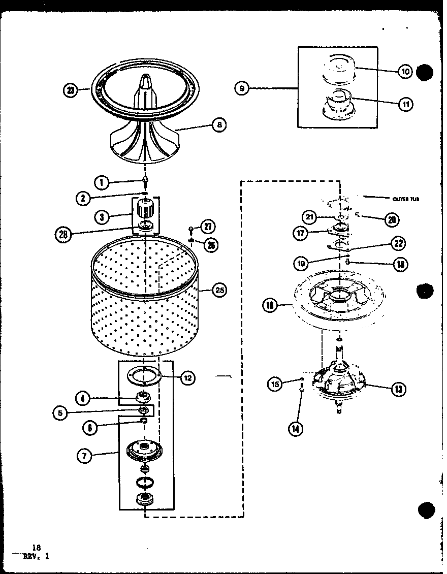 Amana LW2500/P7762104W null diagram
