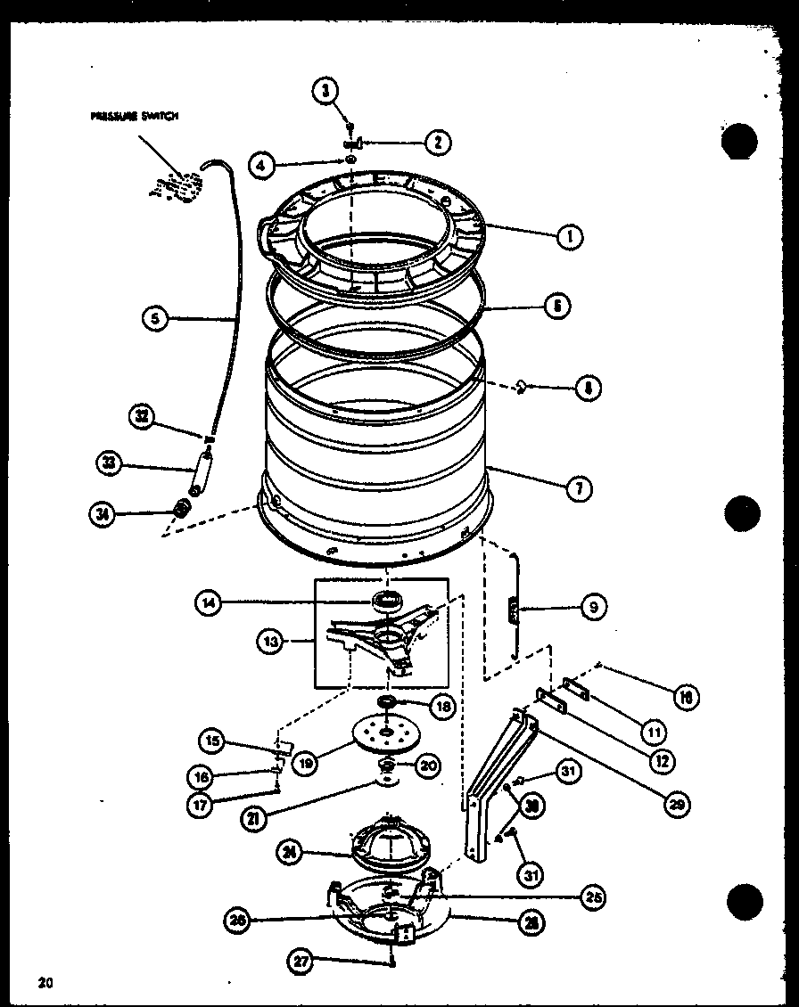 Amana LWD662/P7804723W null diagram