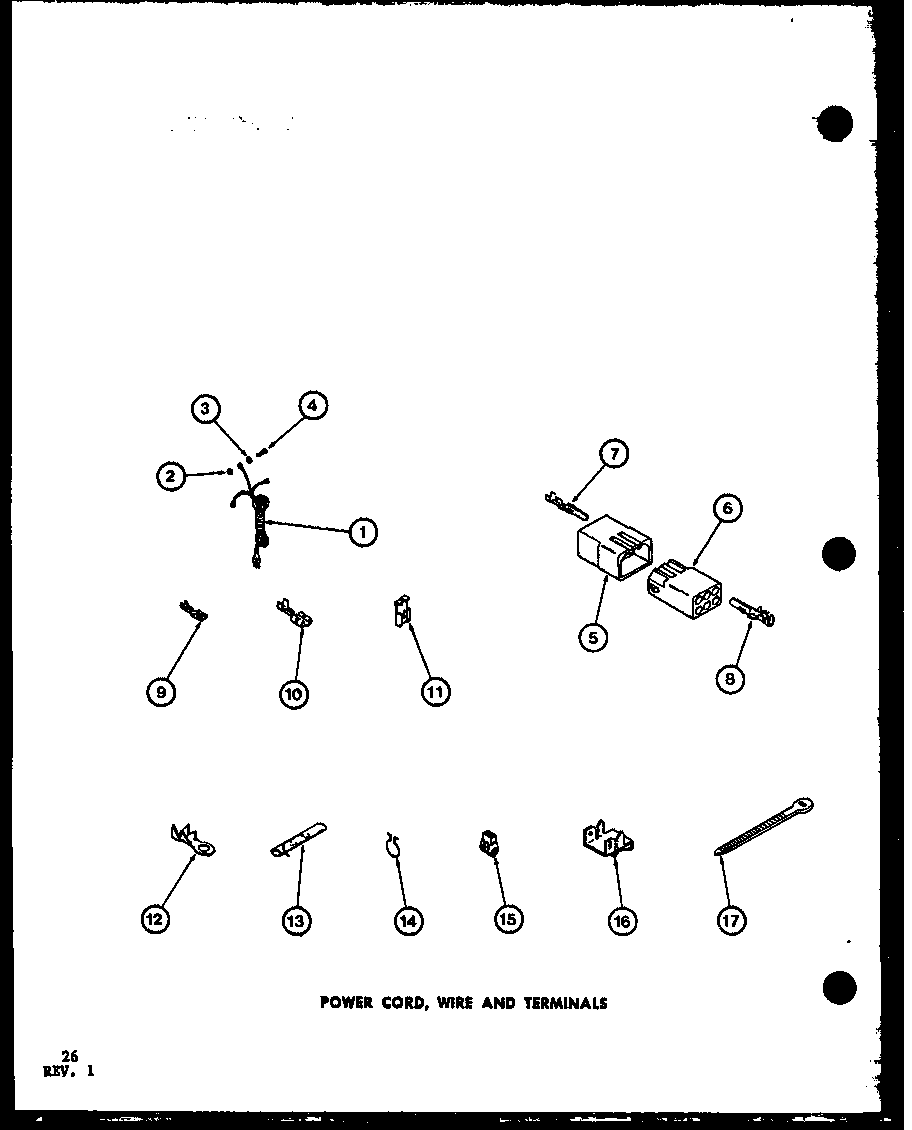 Amana LWD450/P7762106W power cord diagram