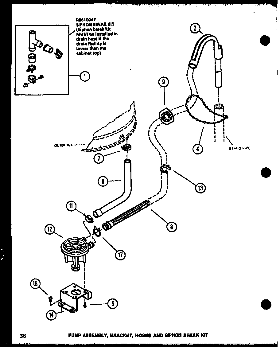 Amana LW2201G/P1118402WG pump assembly (lw2201w/p1118401ww) (lw2201g/p1118402wg) (lw2201l/p1118403wl) (lw2501w/p1118404ww) (lw2501g/p1118405wg) (lw2501l/p1118406wl) (lw2502w/p1118407ww) (lw2502g/p1118408wg) (lw2502l/p1118409wl) (lw2503l/p1118412wl) (lw2503g/p1118411wg) (lw2503w/p diagram