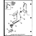 Amana LW2501W/P1118404WW pump assembly (lw3403w/p1118419ww) (lw3403g/p1118420wg) (lw3403l/p1118421wl) diagram