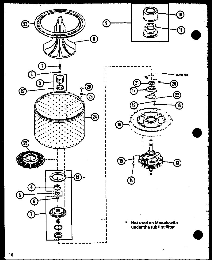 Amana CW9003/P7804725W null diagram