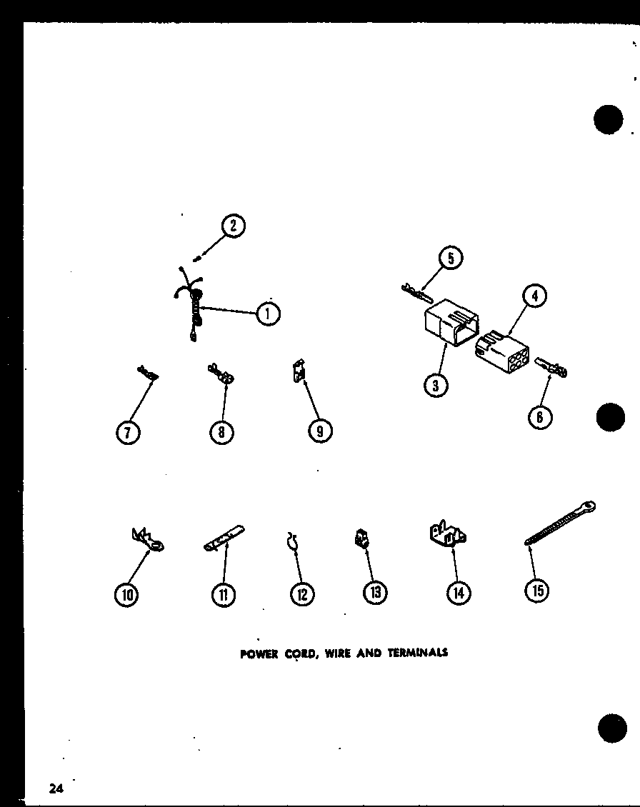 Amana CW9003/P7804725W power cord diagram