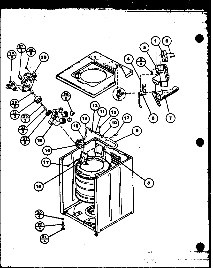 Amana LWD973W/P1122816WW null diagram