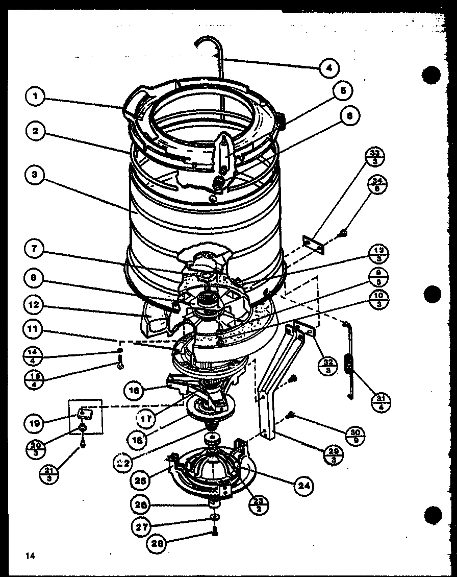 Amana LWD973W/P1122816WW null diagram