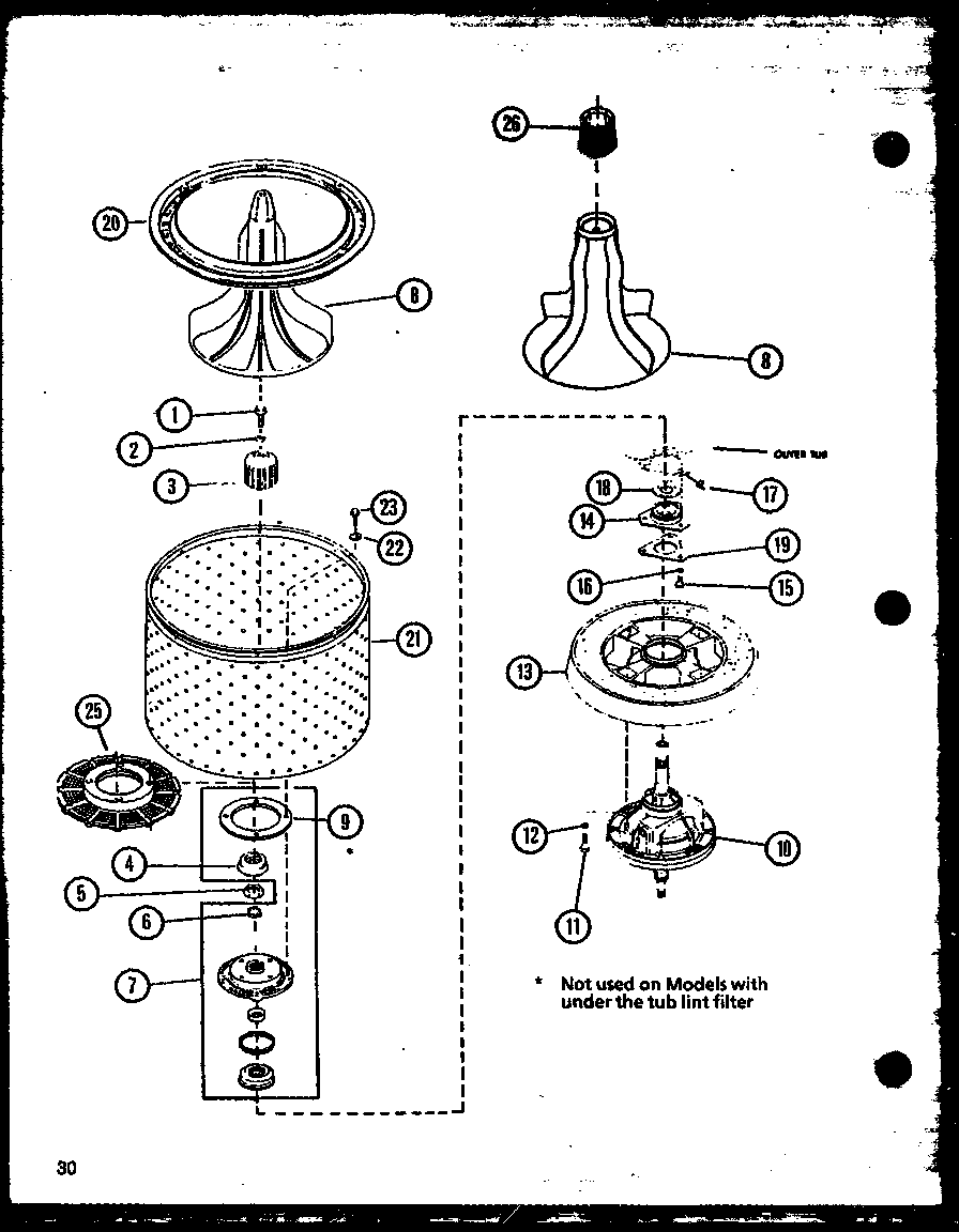 Amana LW3403W/P1164319WW (lw2201w/p1164301ww) (lw2201g/p1164302wg) (lw2201l/p1164303wl) (lw2501w/p1164304ww) (lw2501g/p1164305wg) (lw2501l/p1164306wl) (lw2502w/p1164307ww) (lw2502g/p1164308wg) (lw2502l/p1164309wl) (lw2503l/p1164312wl) (lw2503g/p1164311wg) (lw2503w/p1164310ww) (l diagram