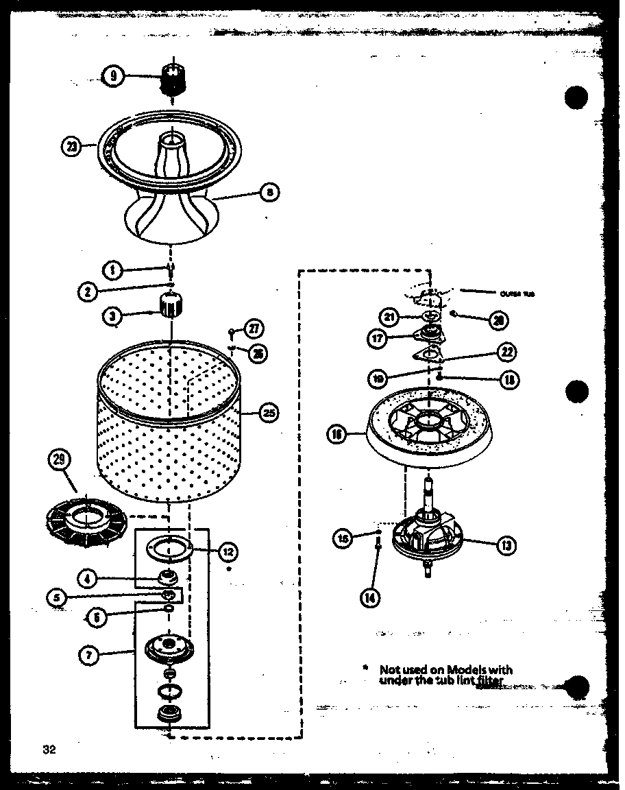 Amana LW3403W/P1164319WW (lw3403w/p1164319ww) (lw3403g/p1164320wg) (lw3403l/p1164321wl) diagram