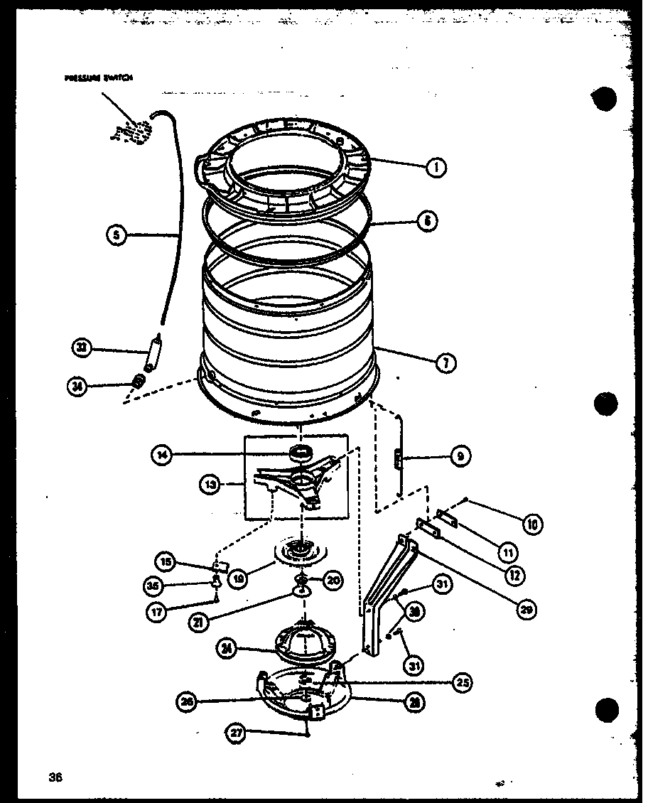Amana LW3403W/P1164319WW (lw3403w/p1164319ww) (lw3403g/p1164320wg) (lw3403l/p1164321wl) diagram