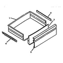 Amana CARR632NWW/P1142624NWW storage drawer diagram