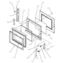 Amana RSL659P/P1170304MZ door assembly diagram