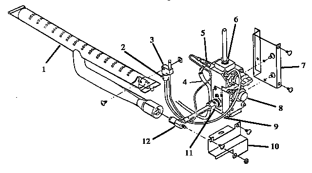 Amana SBK39AA/ALL heater burner and control components diagram