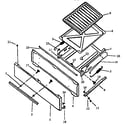 Amana SBL39FA/ALL broiler components (hinged panel) (gbk39aa/all) (gbl39aa/all) (gbl39fa/all) (gbp39aa/all) (sbk39aa/all) (sbl39aa/all) (sbl39fa/all) (sbp39aa/all) diagram
