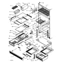 Amana 85385-P1117205WE shelving and interior (85375/p1117206we) (85385/p1117205we) diagram