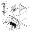 Amana 85385-P1117205WE evaporator area diagram