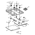 Caloric RSK3700UK-P1141223NK sealed burner parts diagram