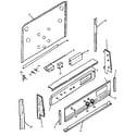Caloric RSK3700UK-P1141223NK backguard parts (rsf3400ul/p1141222nl) (rsf3400uw/p1141222nw) (rsf3400uwg/p1141222nwg) diagram