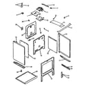 Amana ART660W-P1167301SW cabinet assembly diagram