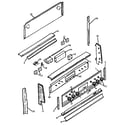Amana ART660W-P1167301SW backguard parts (art660e/p1130976n) (art660l/p1167302sl) (art660w/p1167301sw) diagram