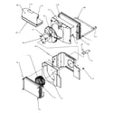Amana 12C3EV/P1118111R evaporator and fan motor diagram