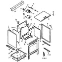 Amana AGS760WW-P1141238N cabinet assembly diagram