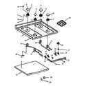 Amana AGS760WW-P1141238N sealed burner parts diagram