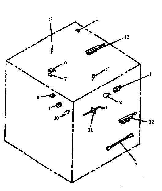 Amana AGS760WW-P1141251NWW electric components diagram